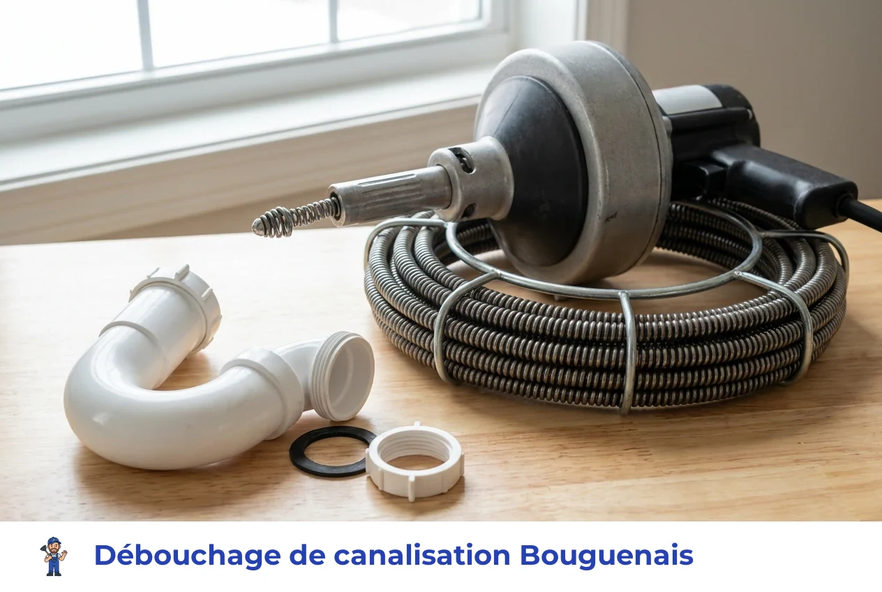 Débouchage de canalisation à Bouguenais