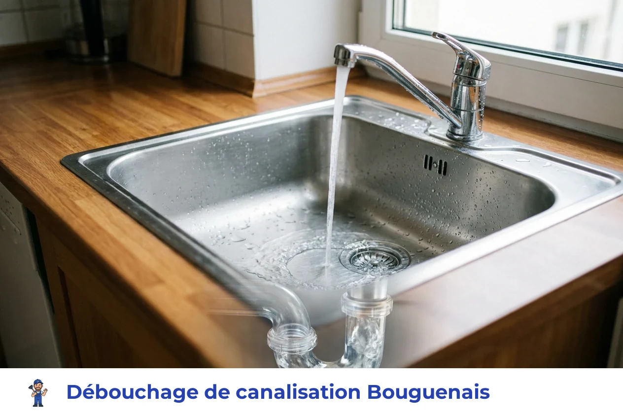 Débouchage de canalisation à Bouguenais