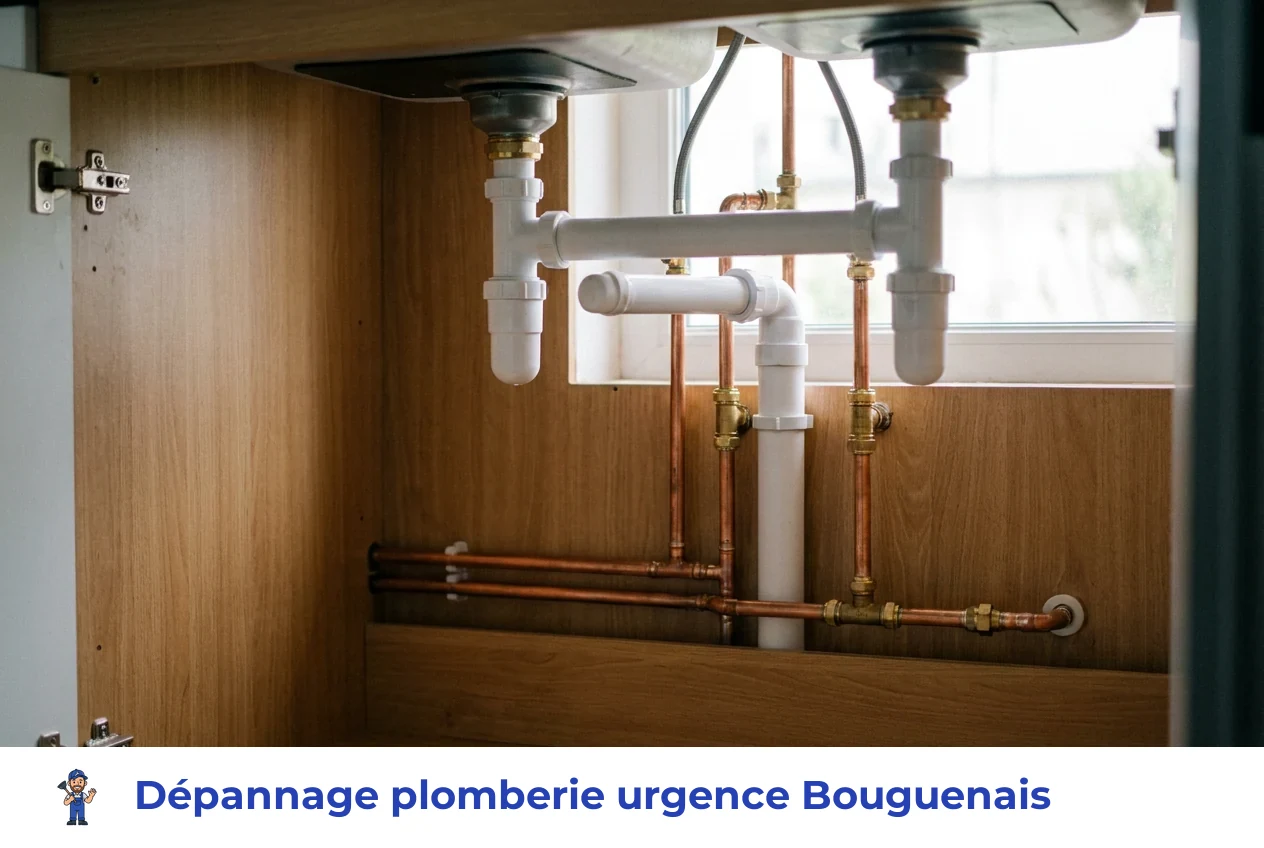 Dépannage plomberie urgence à Bouguenais