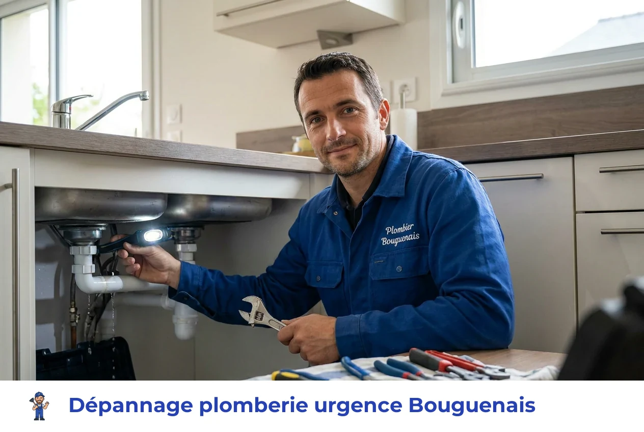 Dépannage plomberie urgence à Bouguenais