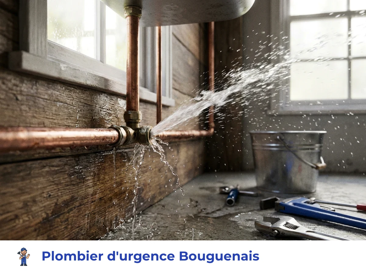 Plombier d'urgence à Bouguenais