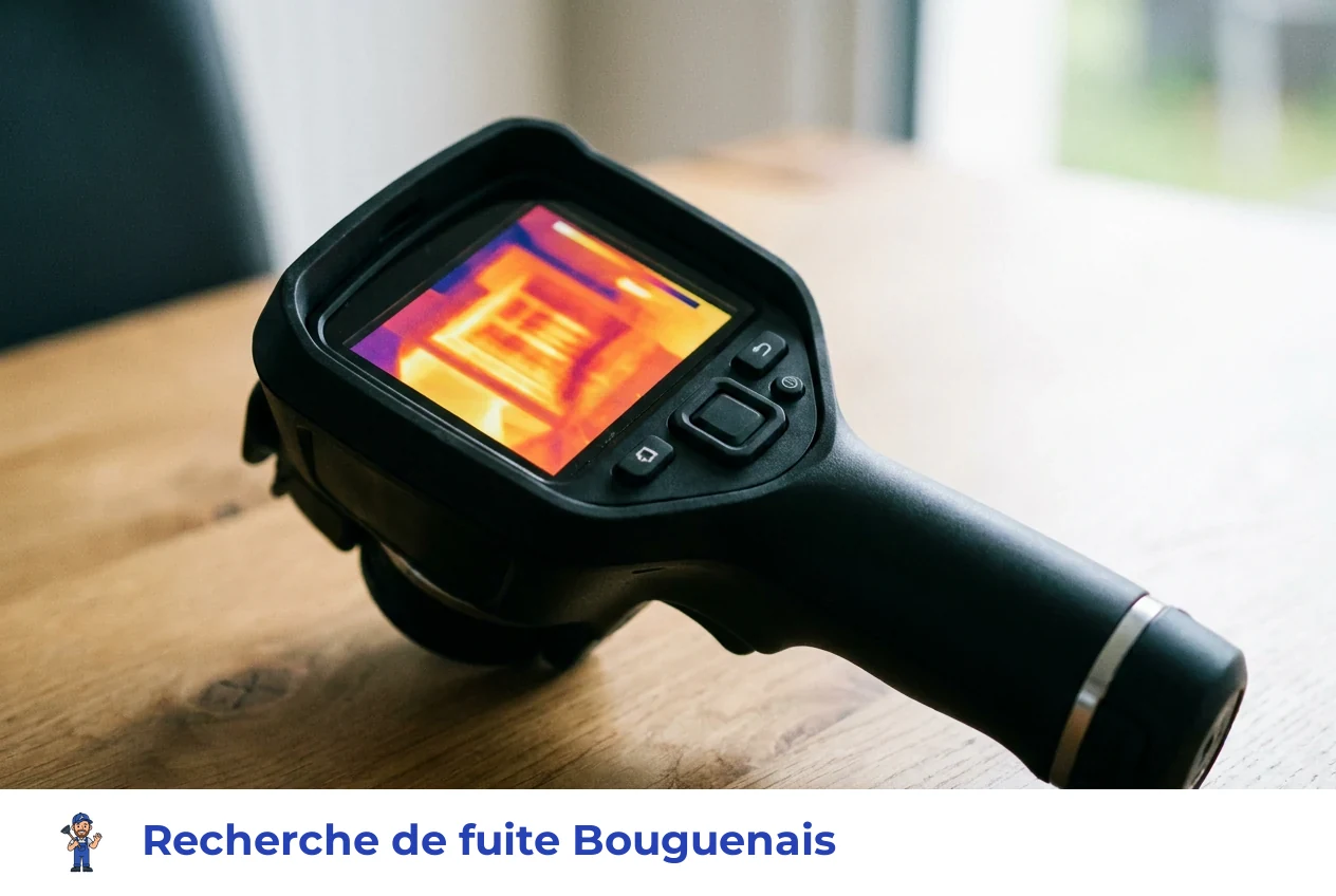 Recherche de fuite à Bouguenais