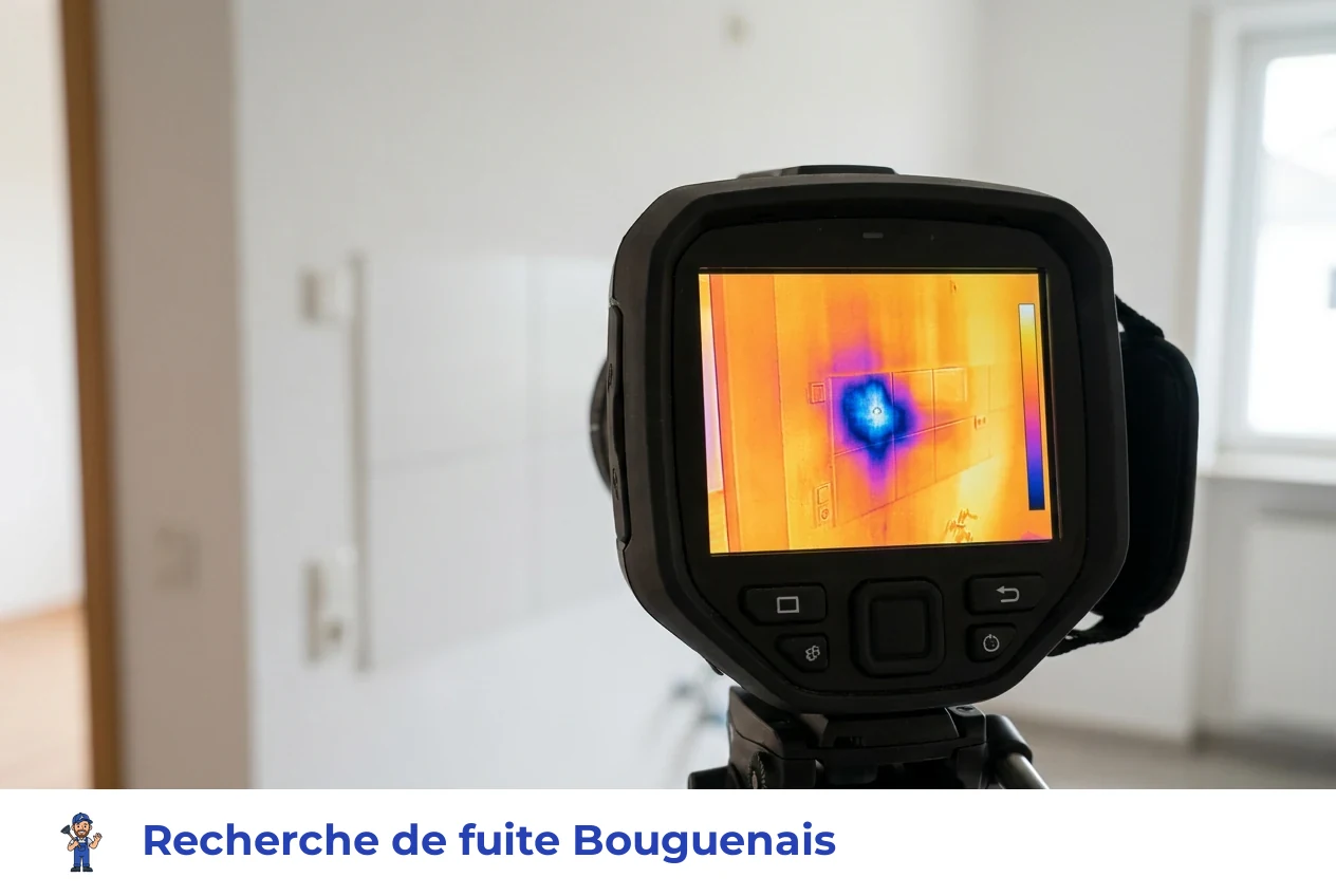 Recherche de fuite à Bouguenais