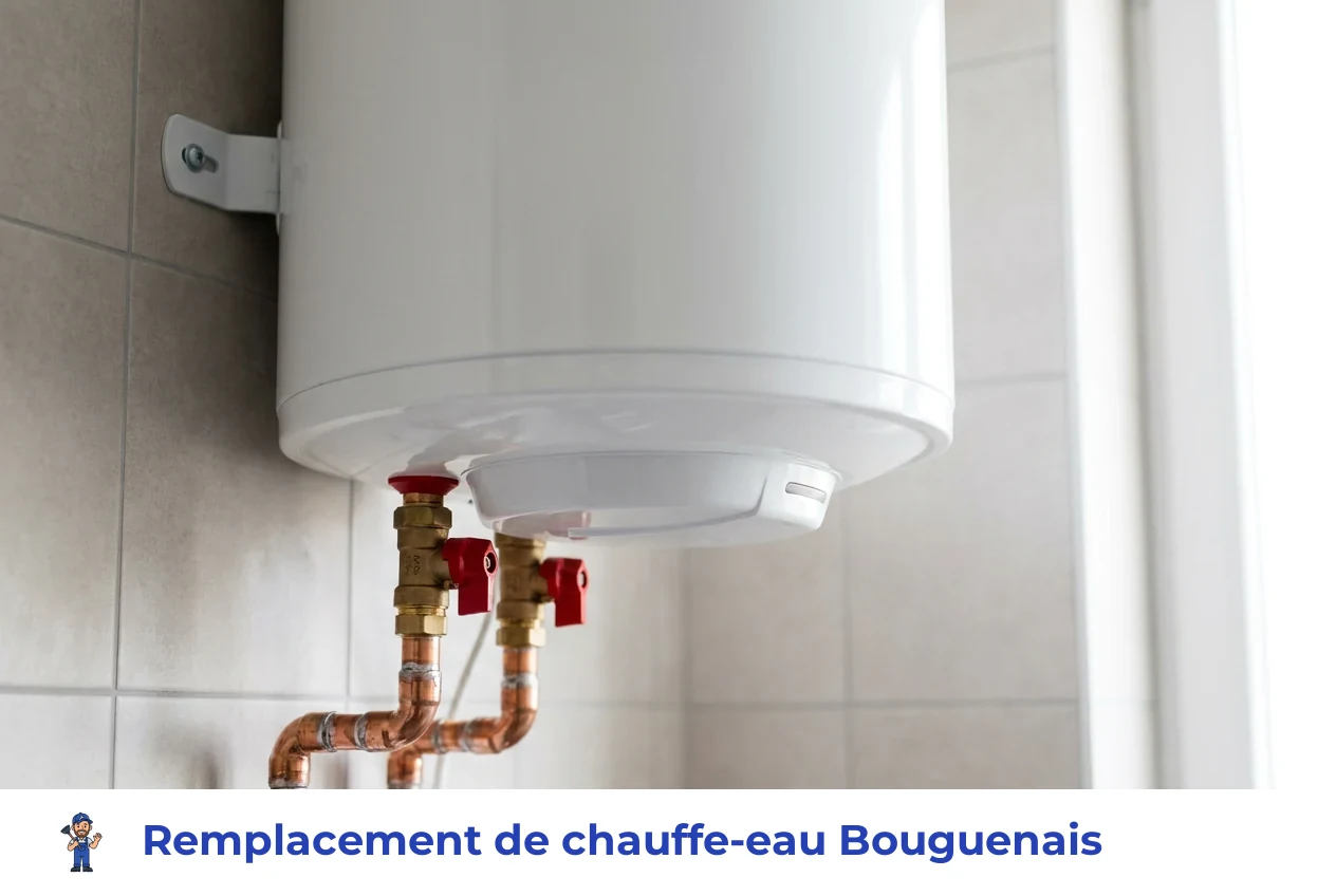 Remplacement de chauffe-eau à Bouguenais
