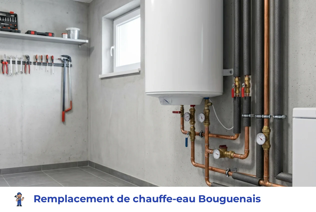 Remplacement de chauffe-eau à Bouguenais