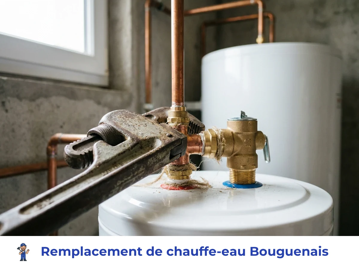 Remplacement de chauffe-eau à Bouguenais