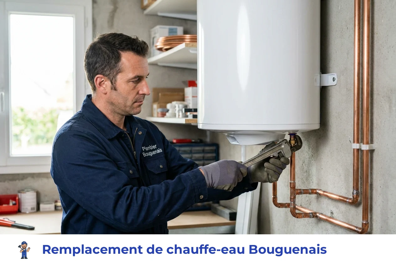 Remplacement de chauffe-eau à Bouguenais