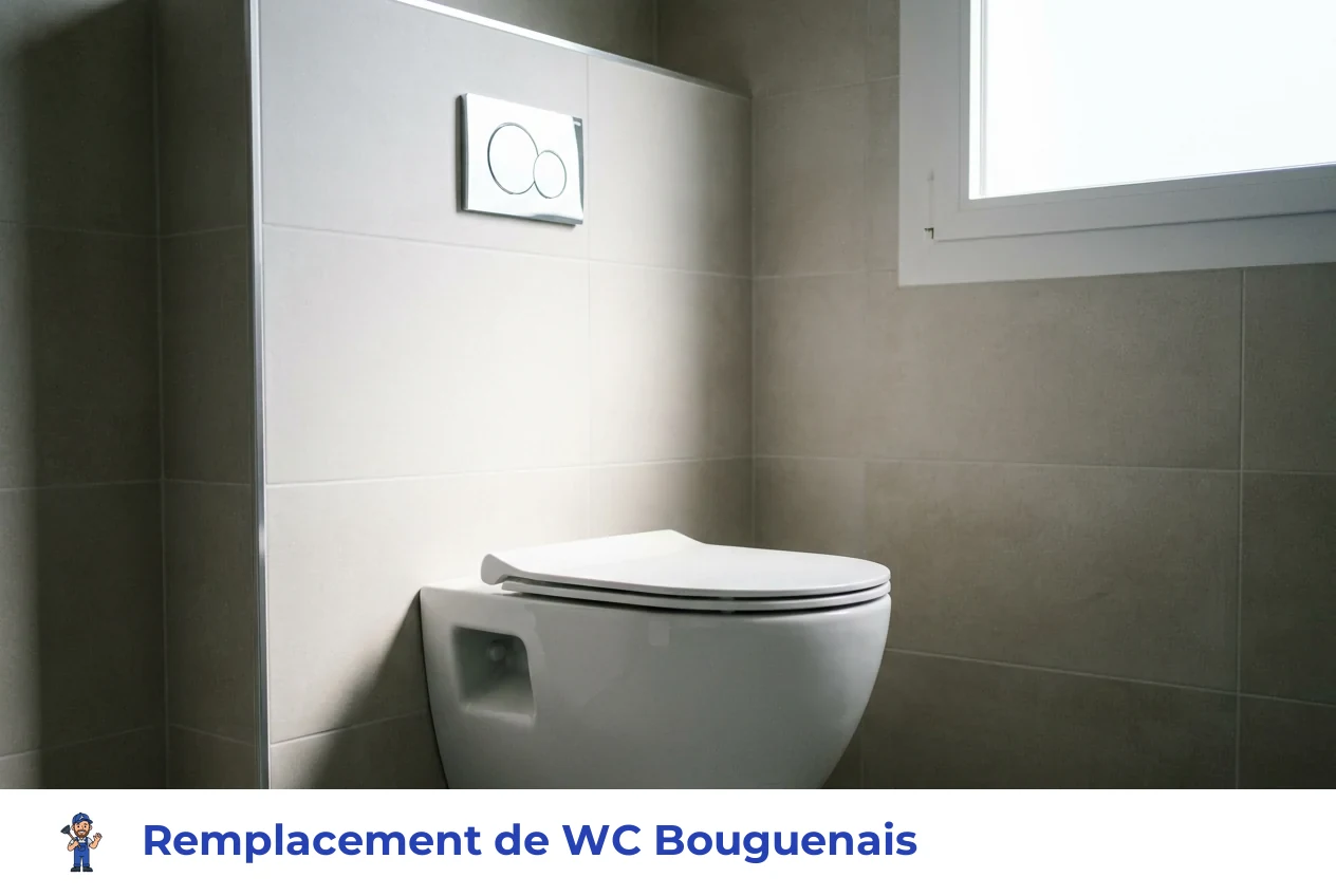 Remplacement de WC à Bouguenais