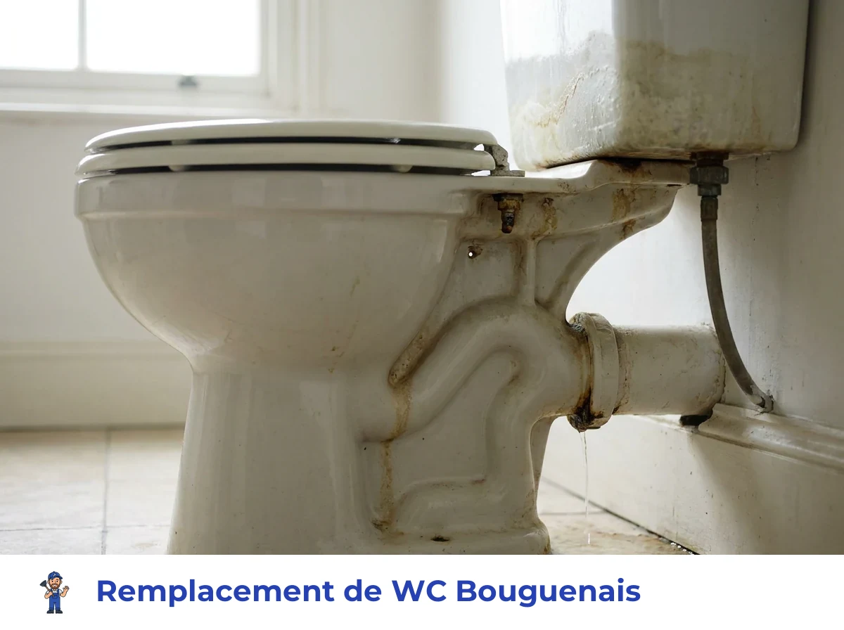 Remplacement de WC à Bouguenais