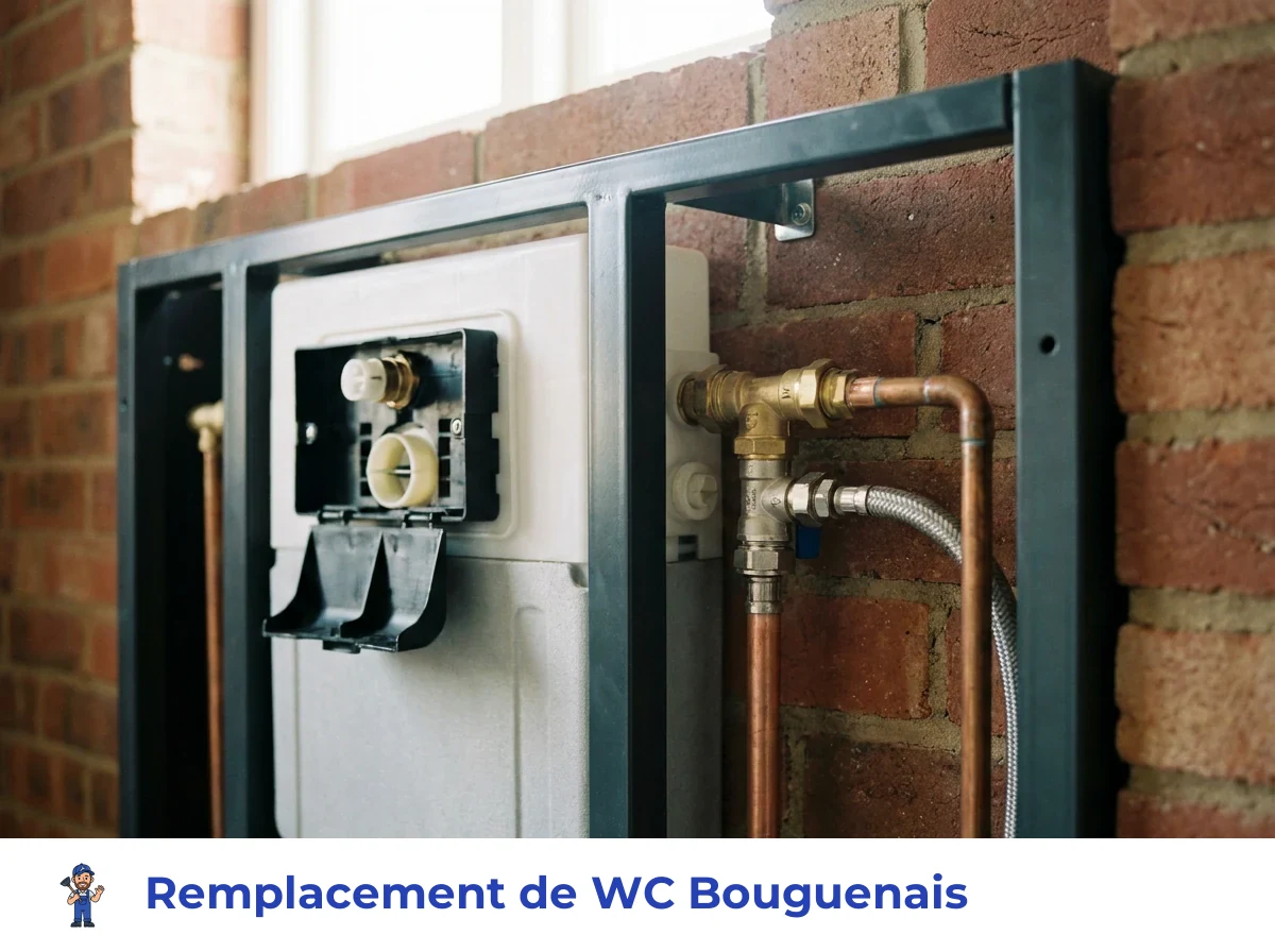 Remplacement de WC à Bouguenais